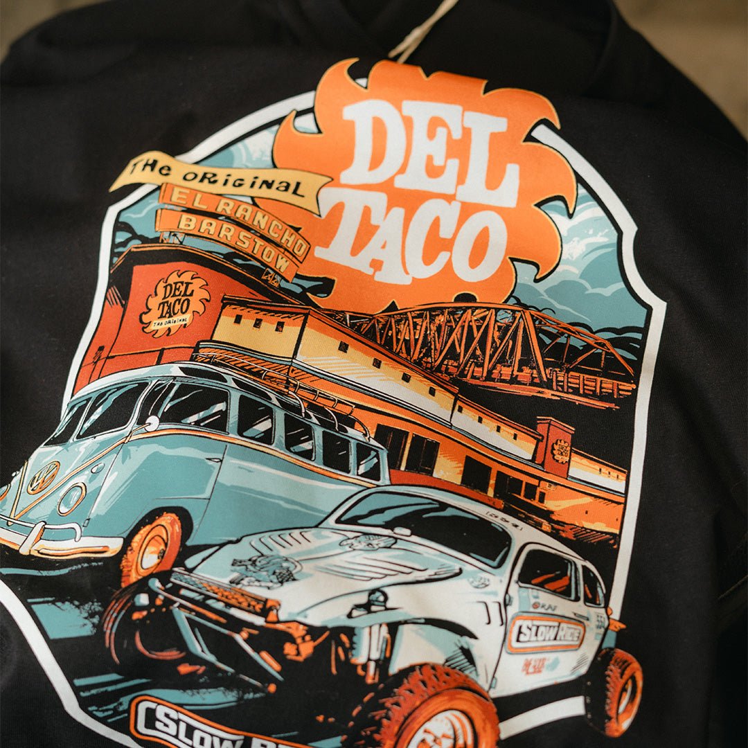 Barstow Del Taco Baja Hoodie (Black) - Slow Ride