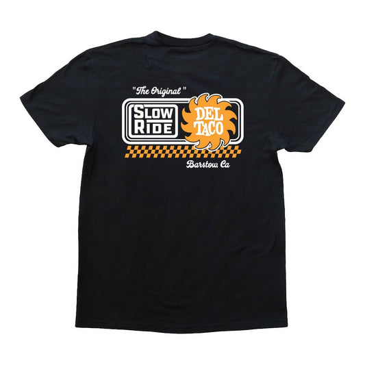 Barstow Del Taco Basic Tee (Black) - Slow Ride