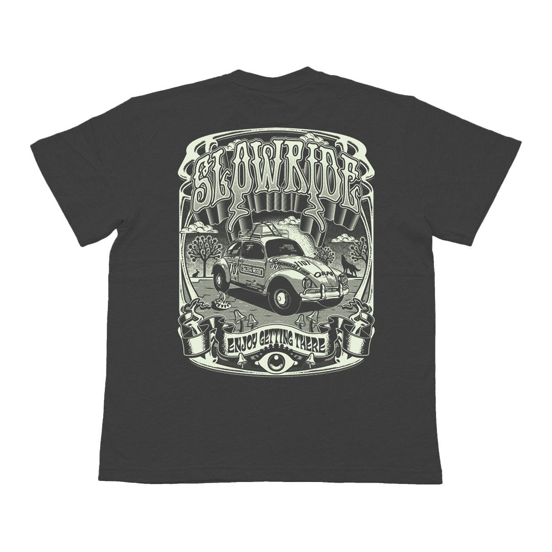 Desert Trip Heavy Weight Tee (Vintage Black) - Slow Ride