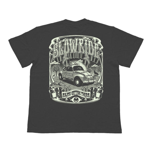 Desert Trip Heavy Weight Tee (Vintage Black) - Slow Ride