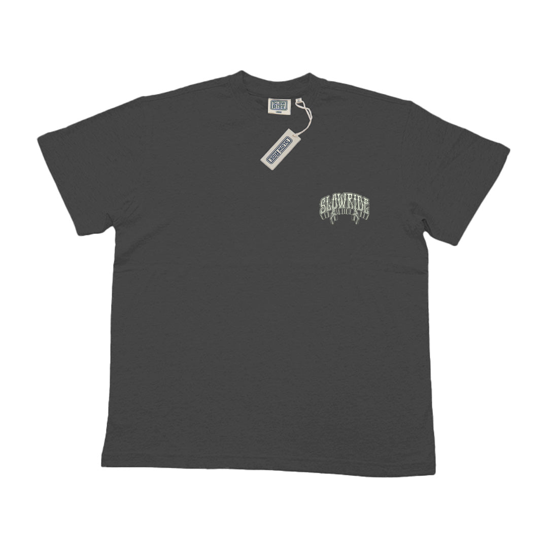 Desert Trip Heavy Weight Tee (Vintage Black) - Slow Ride
