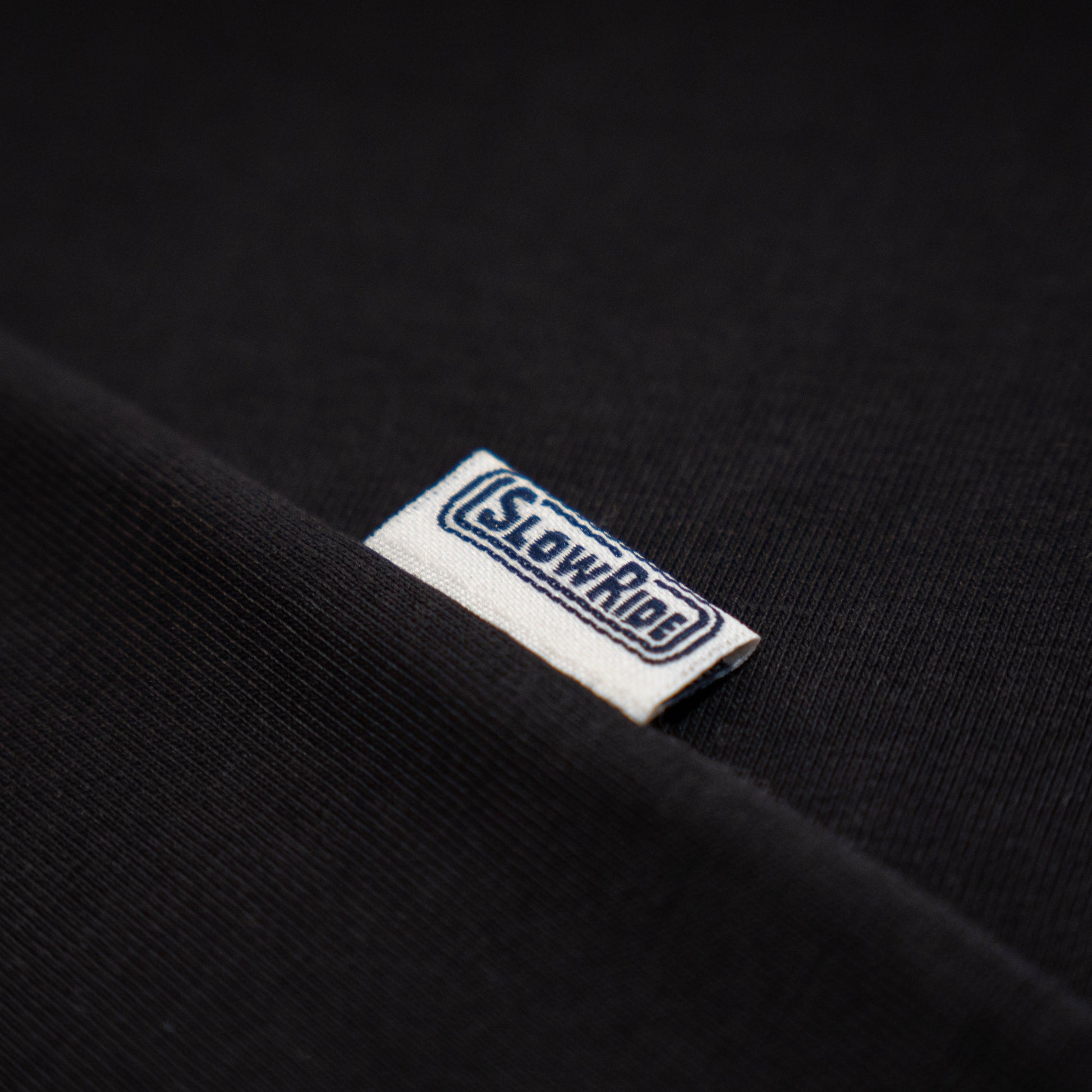 License Plate Heavyweight Tee (Black) - Slow Ride
