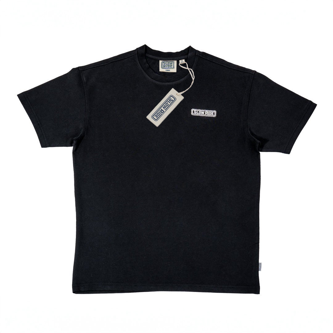 Radio Heavyweight Tee (Black) - Slow Ride