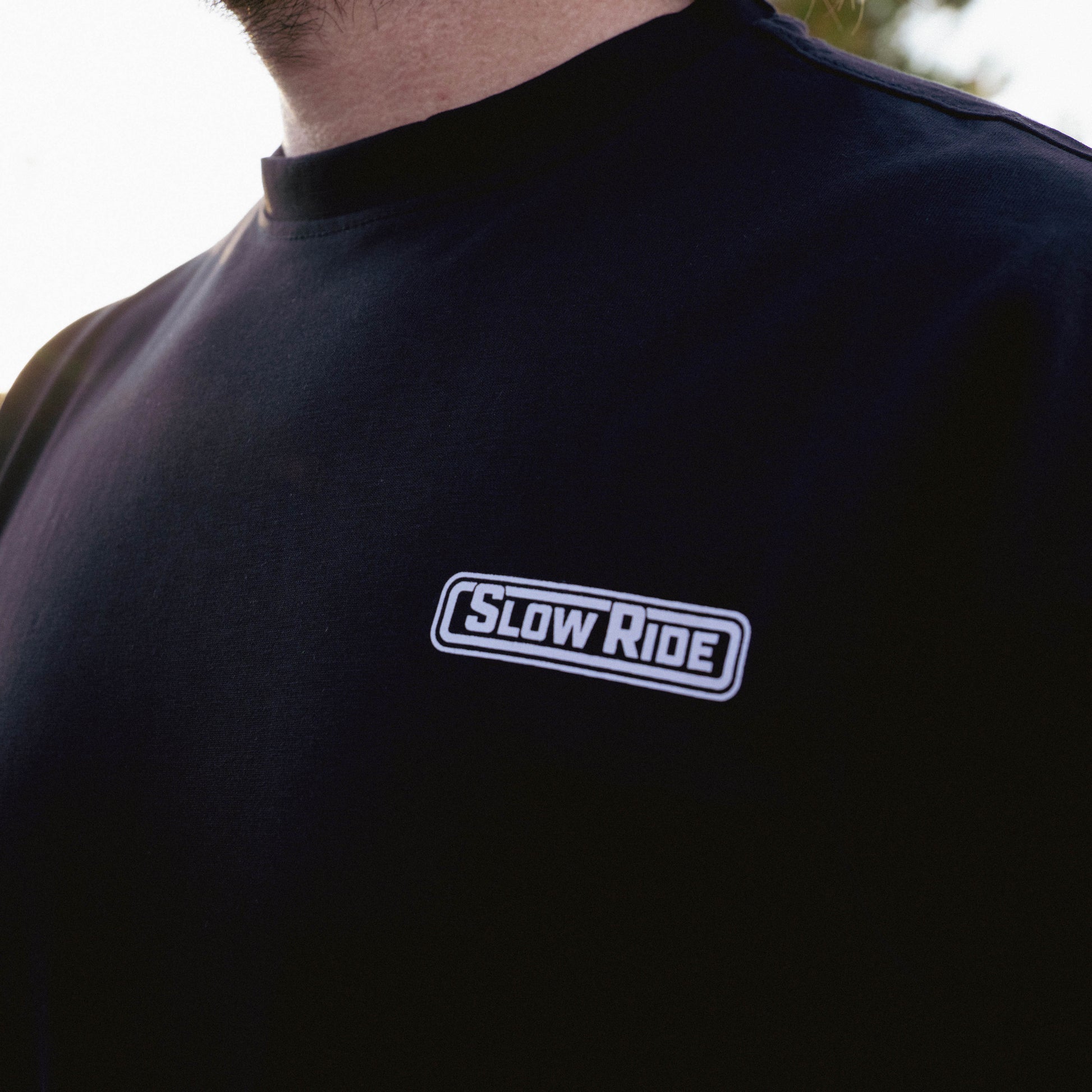 Radio Heavyweight Tee (Black) - Slow Ride