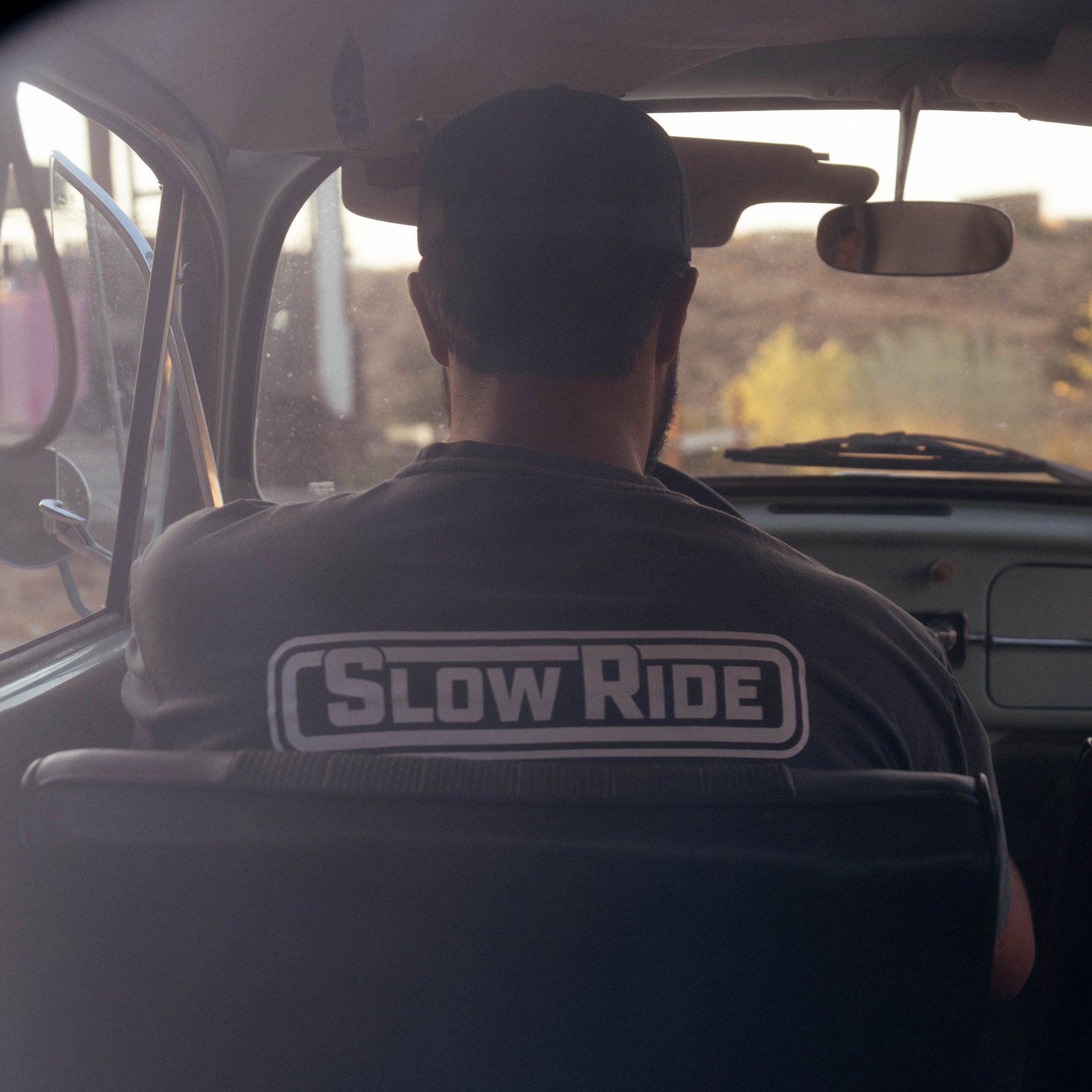 Radio Heavyweight Tee (Vintage Black) - Slow Ride