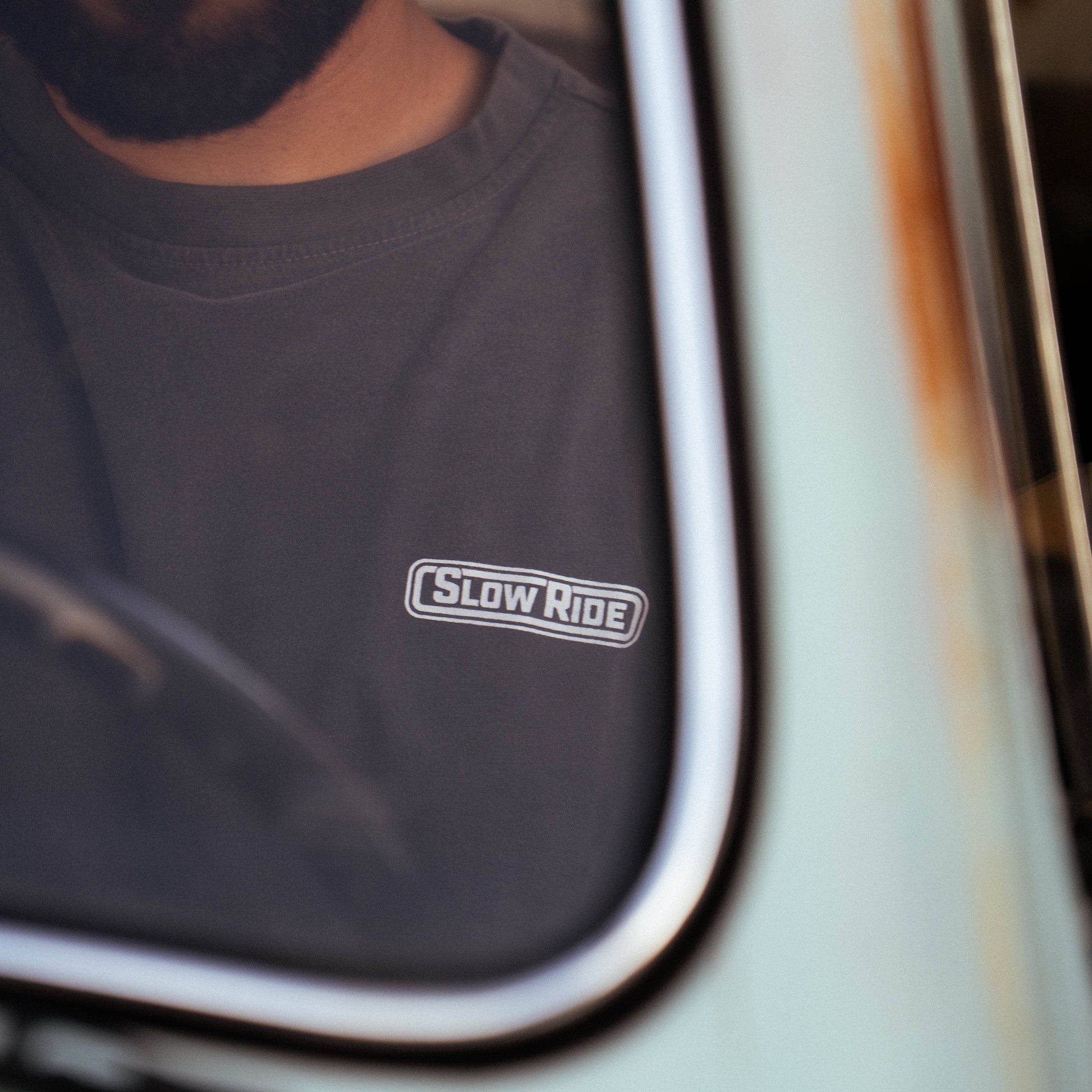 Radio Heavyweight Tee (Vintage Black) - Slow Ride