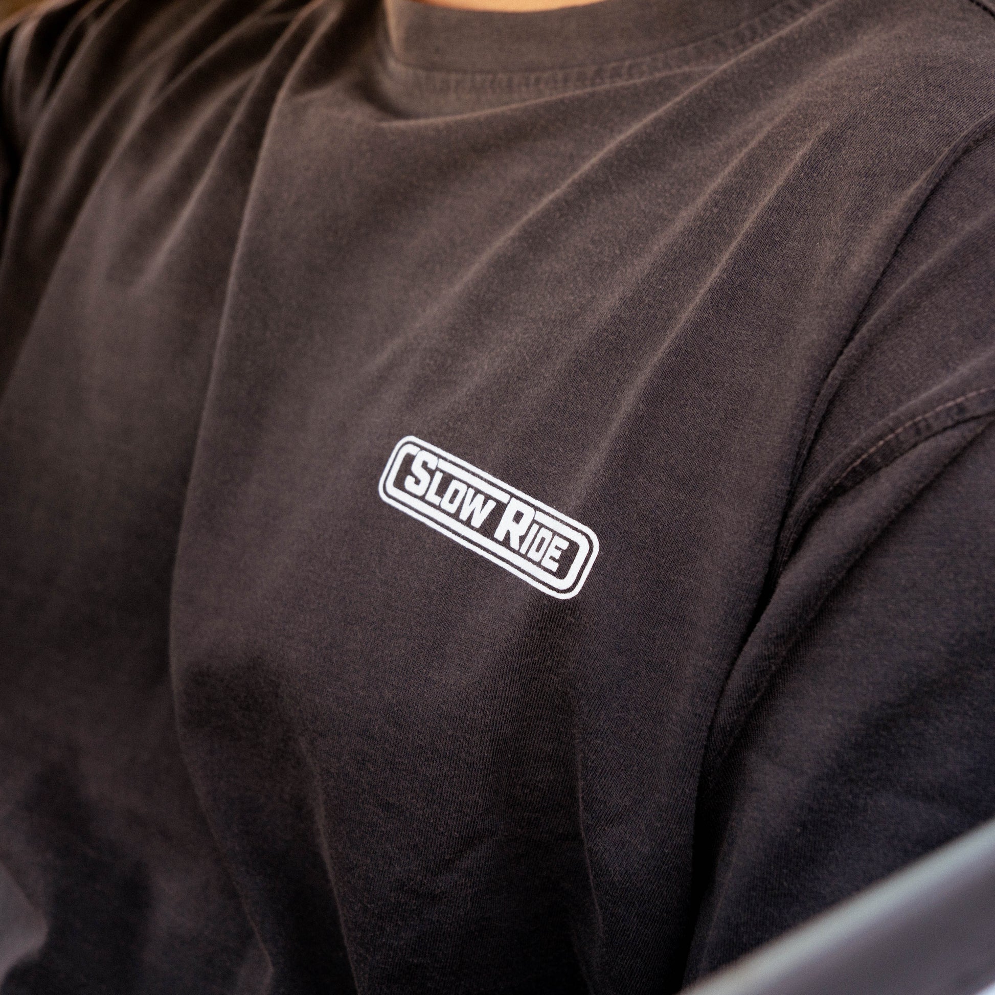 Radio Heavyweight Tee (Vintage Black) - Slow Ride
