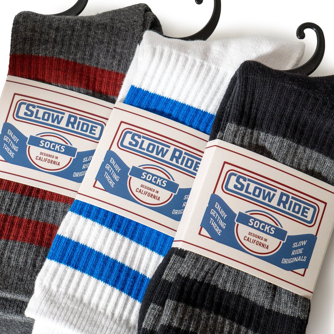 Radio Sock Burgundy/Charcoal - Slow Ride