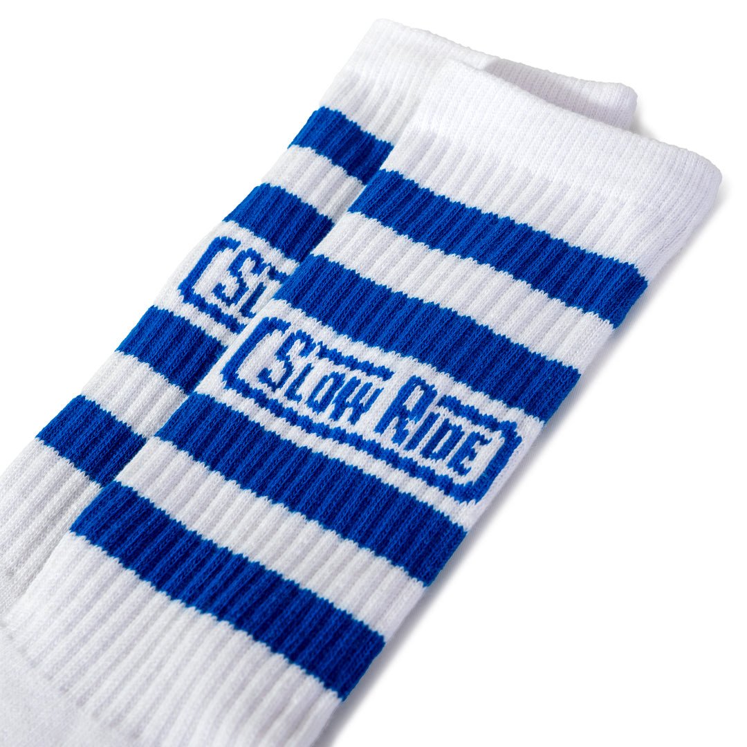 Radio Sock White/Blue - Slow Ride