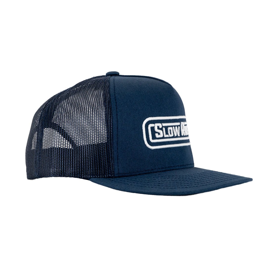 Radio Trucker Hat (Navy) - Slow Ride