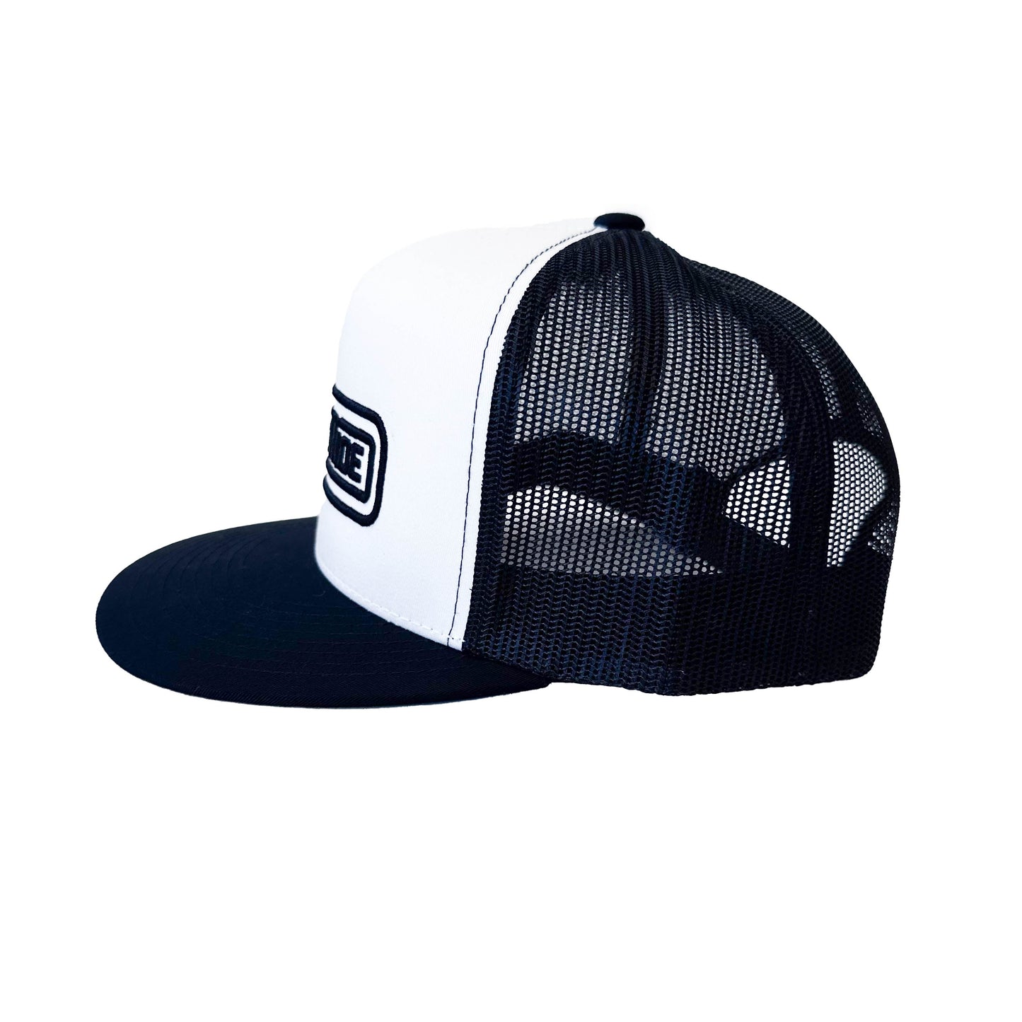 Radio Trucker Hat (White/Black) - Slow Ride