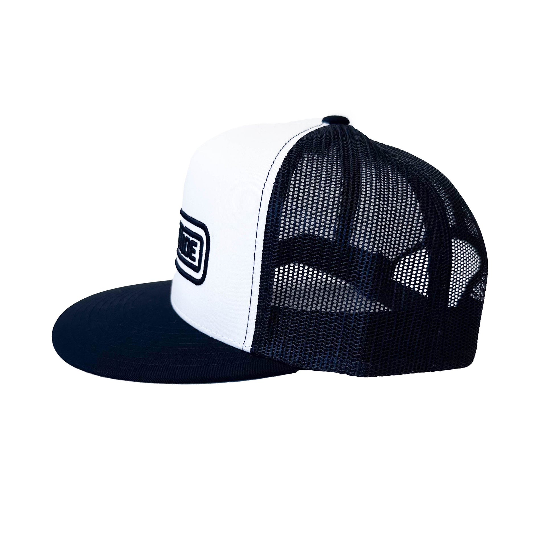 Radio Trucker Hat (White/Black) - Slow Ride