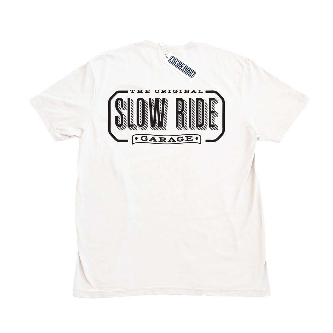 Shaver 3.0 Tee (White) - Slow Ride