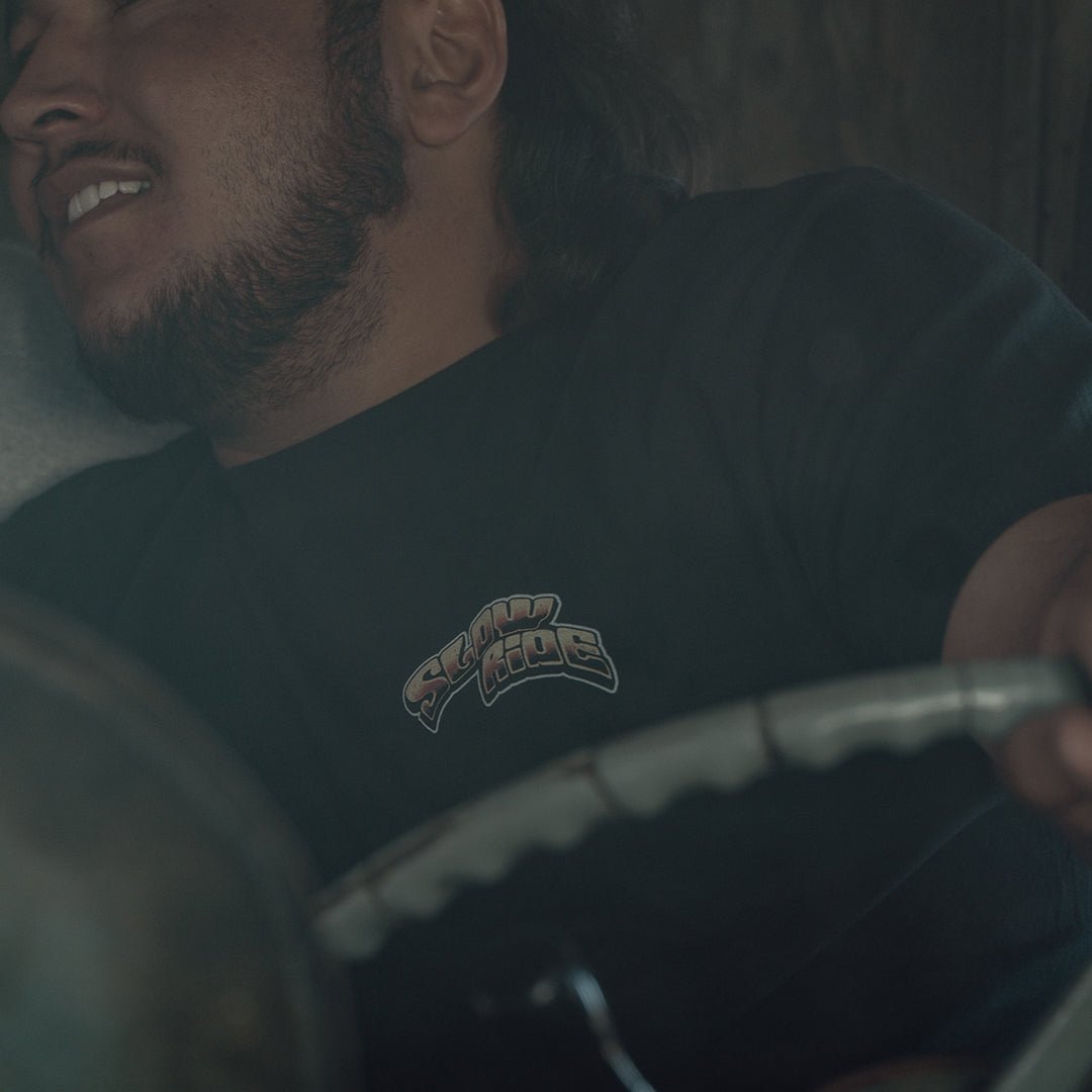 Space Trip Tee (Black) - Slow Ride