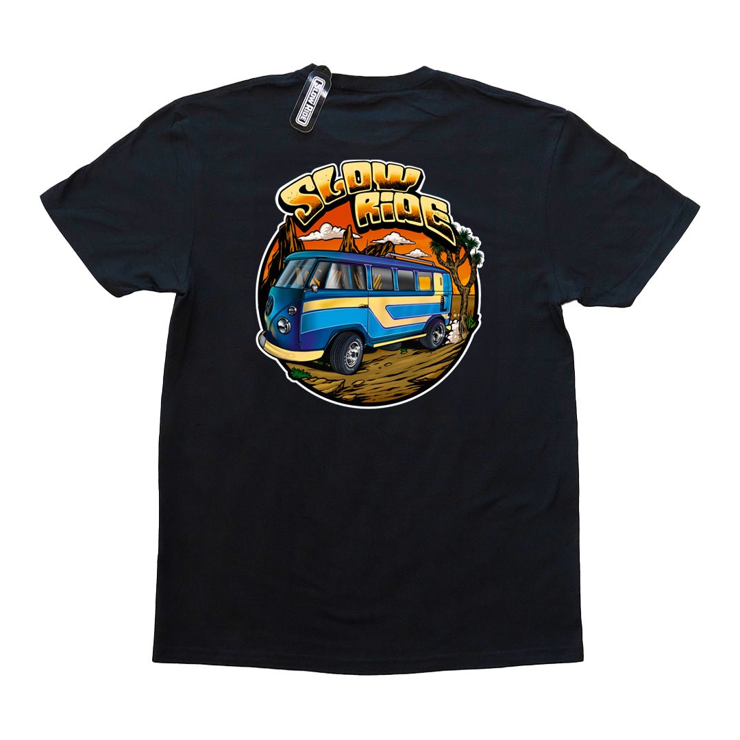 Space Trip Tee (Black) - Slow Ride