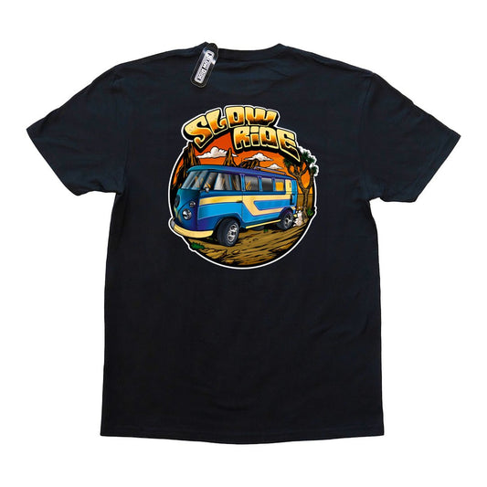 Space Trip Tee (Black) - Slow Ride