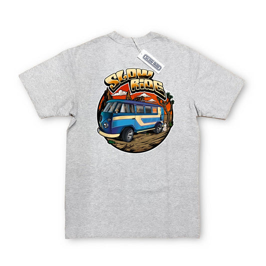 Space Trip Tee (Grey) - Slow Ride