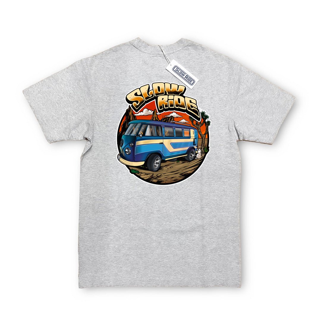 Space Trip Tee (Grey) - Slow Ride