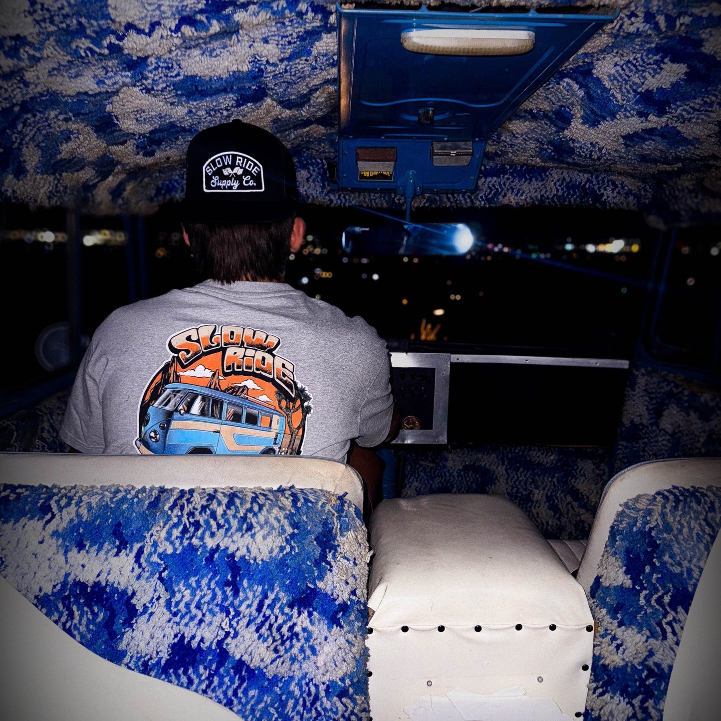 Space Trip Tee (Grey) - Slow Ride