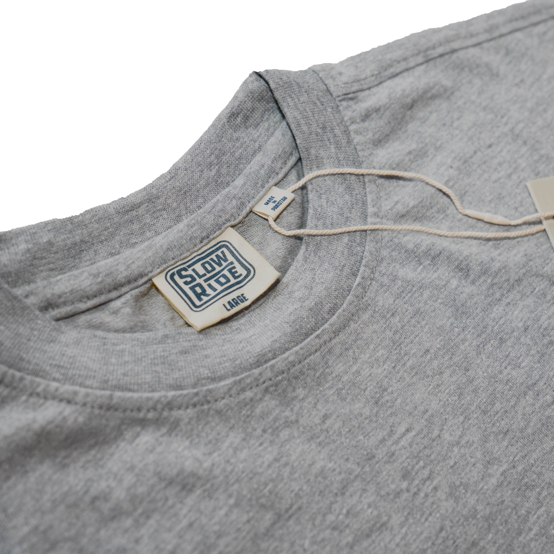 Space Wheel Tee (Grey) - Slow Ride