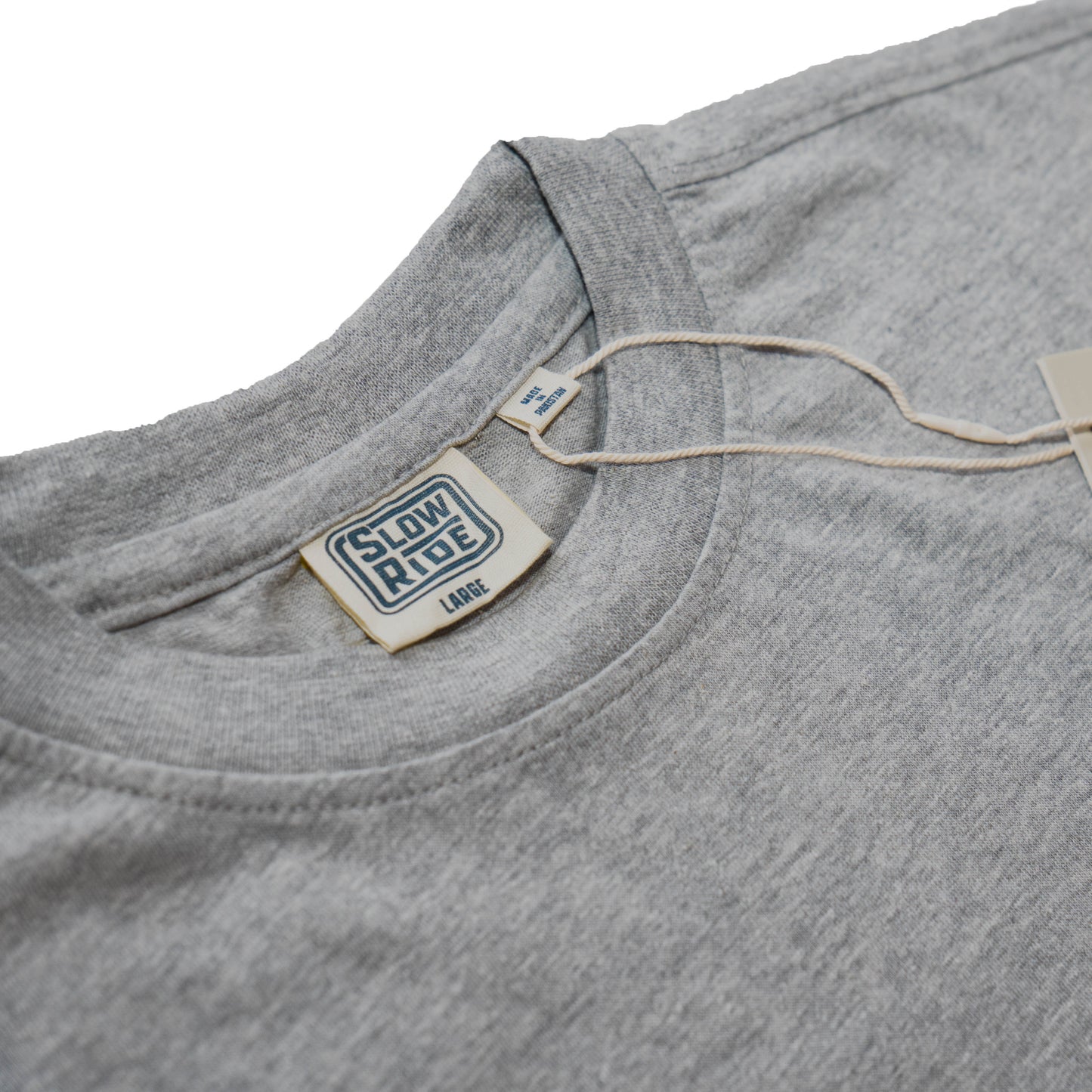 Space Wheel Tee (Grey) - Slow Ride