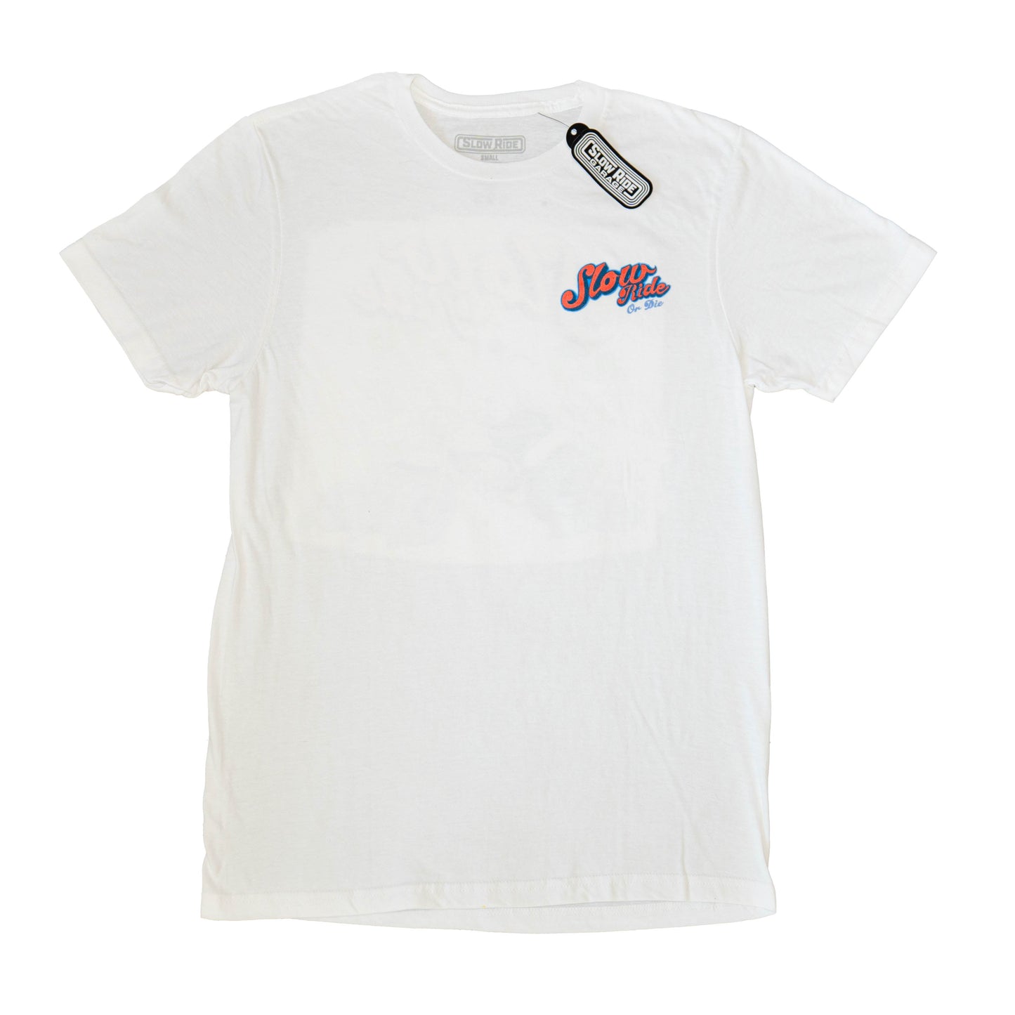 Three Wheelin' Tee Day (White) - Slow Ride