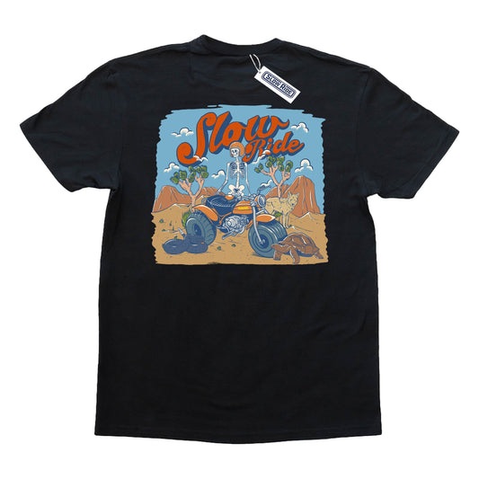Three Wheelin'Tee Day (Black) - Slow Ride
