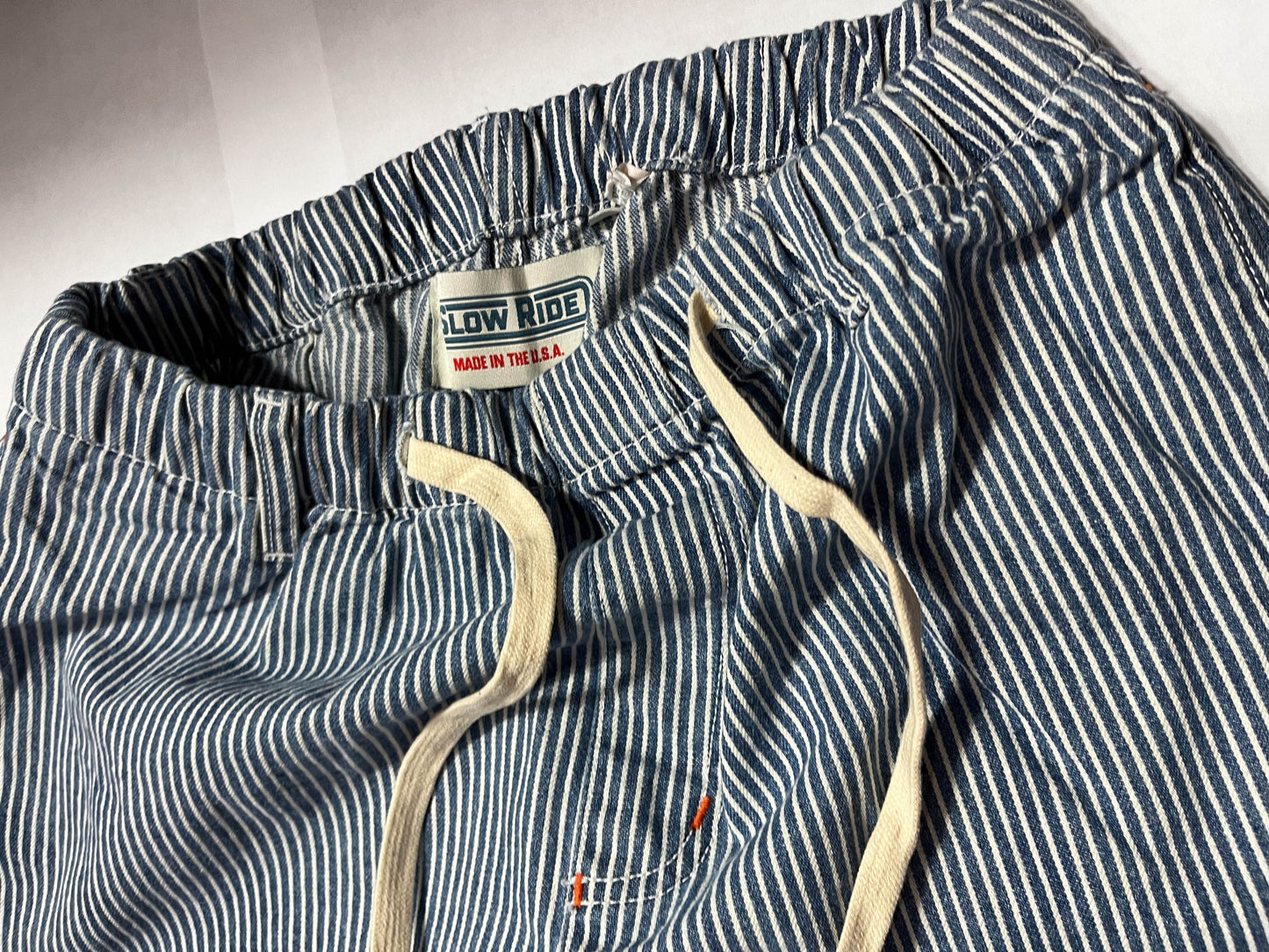 USA MADE Finisher Pant Navy/White - Slow Ride