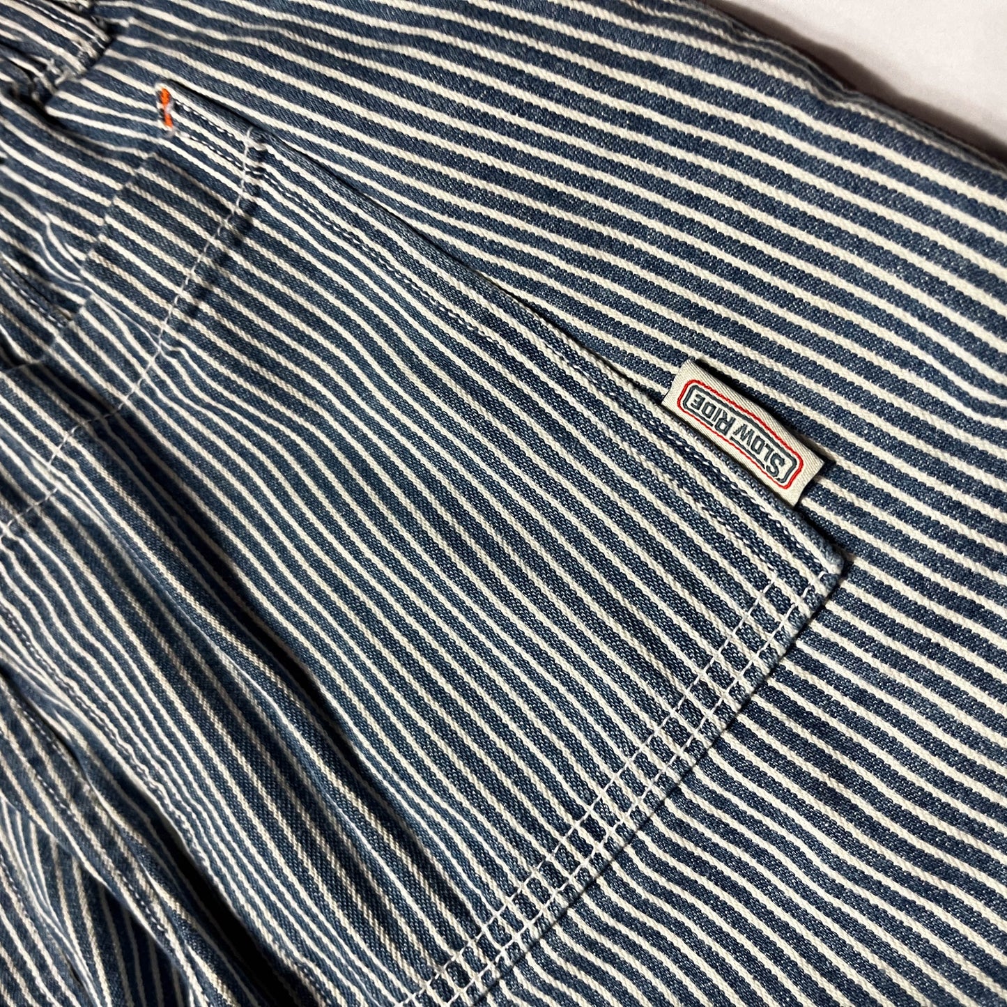 USA MADE Finisher Pant Navy/White - Slow Ride