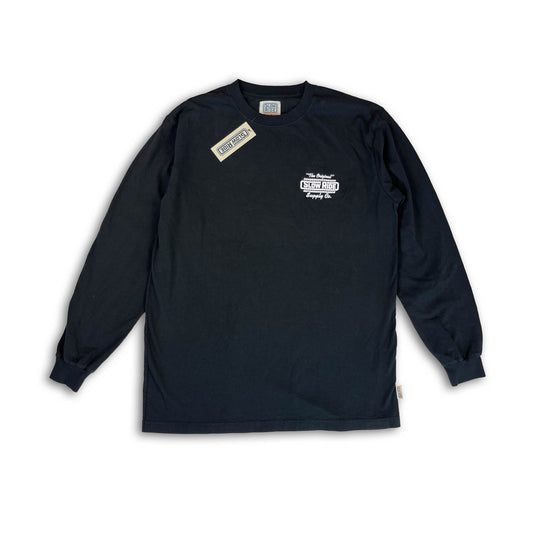 USA Made L/S Tee Black - Slow Ride