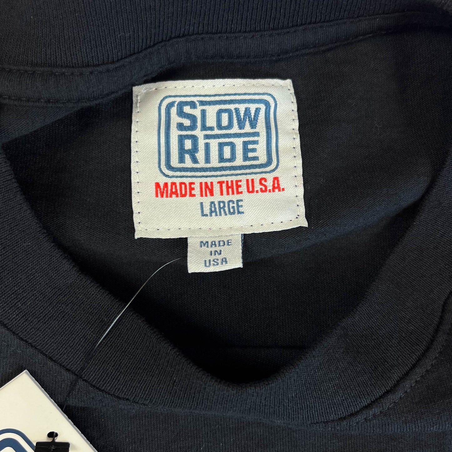 USA Made L/S Tee Black - Slow Ride
