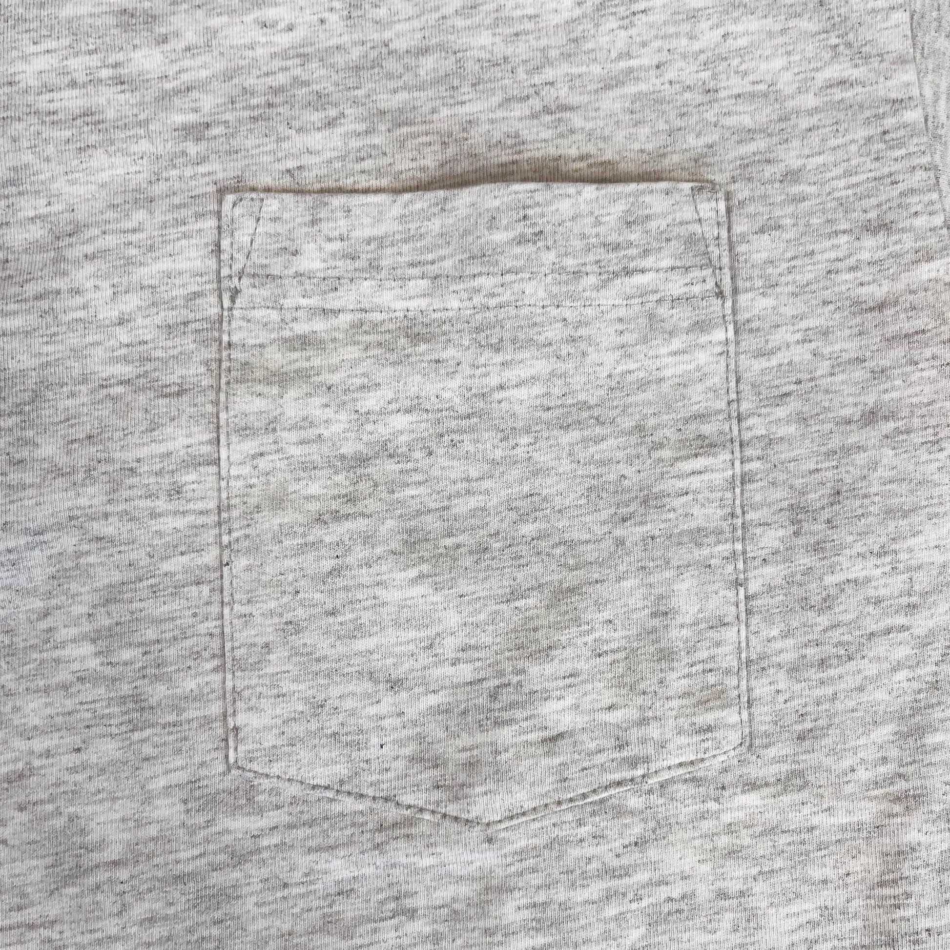 USA Made Pocket Tee Grey - Slow Ride