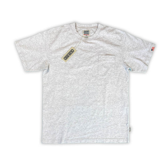 USA Made Pocket Tee Grey - Slow Ride