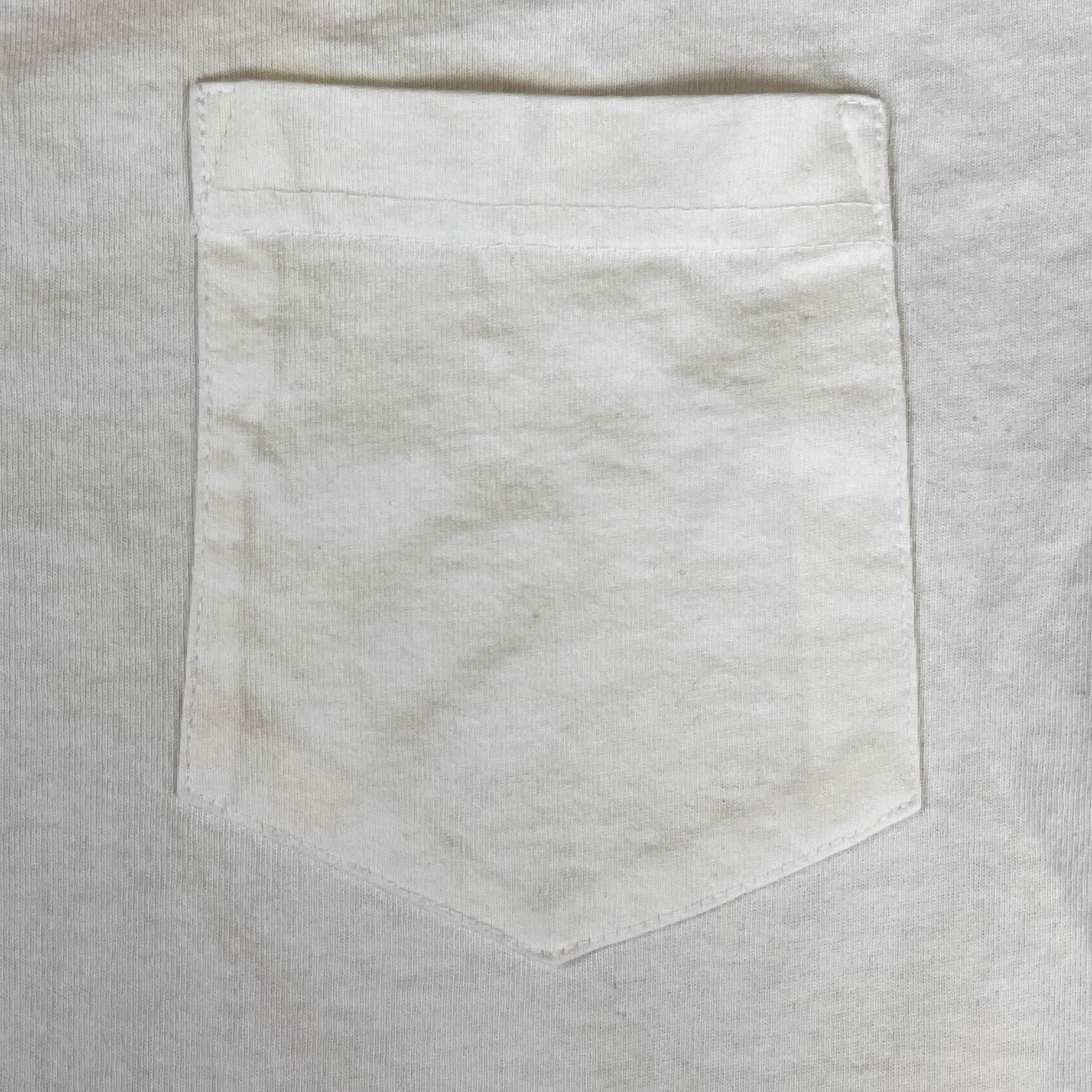 USA Made Pocket Tee White - Slow Ride