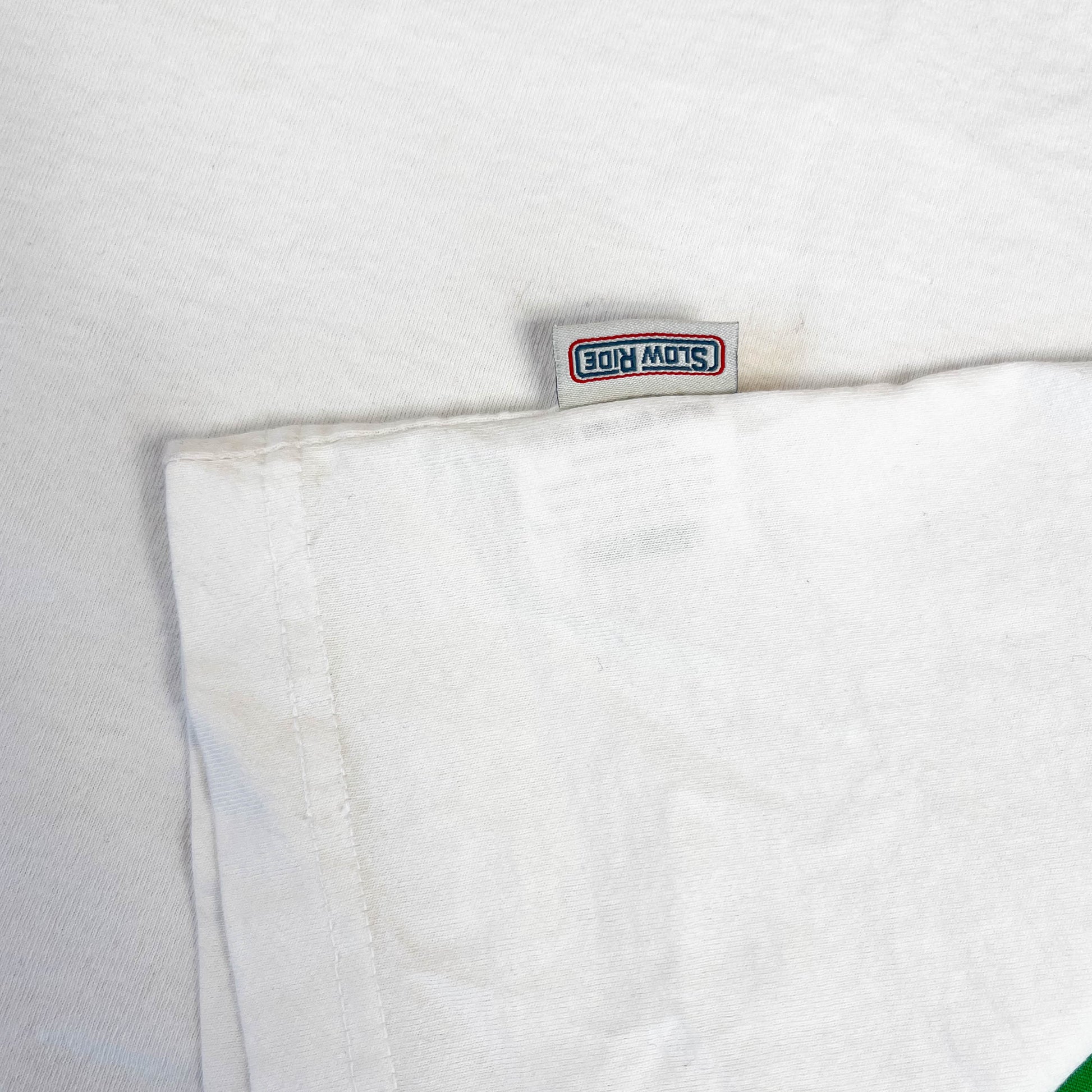 USA Made Pocket Tee White - Slow Ride